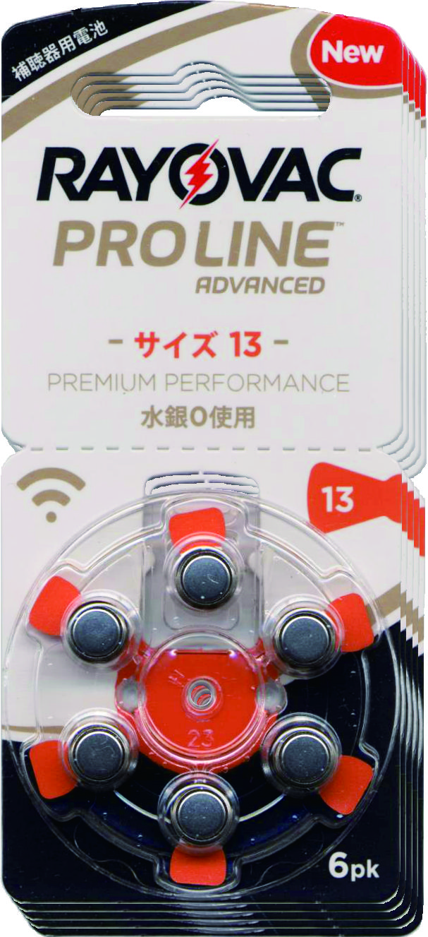 Rayovac 補聴器用空気電池 (PR48(13))の写真1 補聴器用空気電池